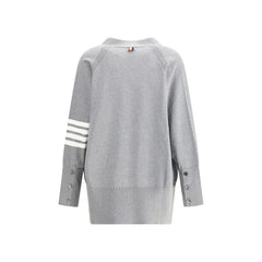 Thom Browne Gray Cotton Cardigan