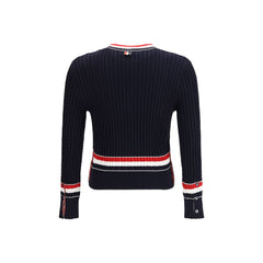 Thom Browne Blue Cotton Sweatshirt