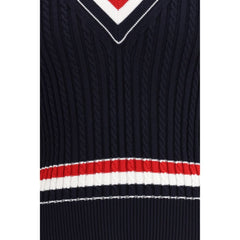 Thom Browne Blue Cotton Sweatshirt