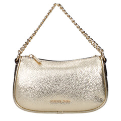 Bolso de Cuero Dorado Michael Kors