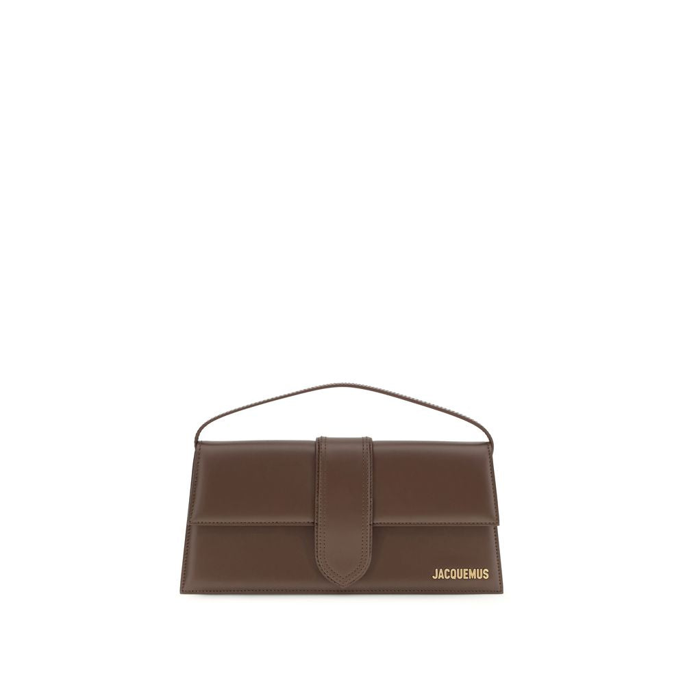 Jacquemus Brown Calf Leather Bos Taurus Shoulder Bag