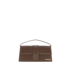 Jacquemus Brown Calf Leather Bos Taurus Shoulder Bag