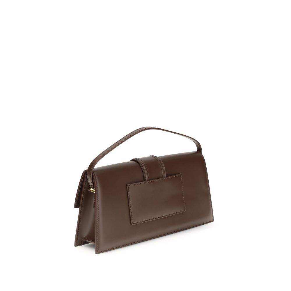 Jacquemus Brown Calf Leather Bos Taurus Shoulder Bag