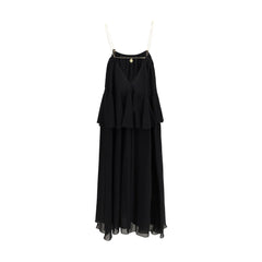 Chloé Black Silk Casual Dress