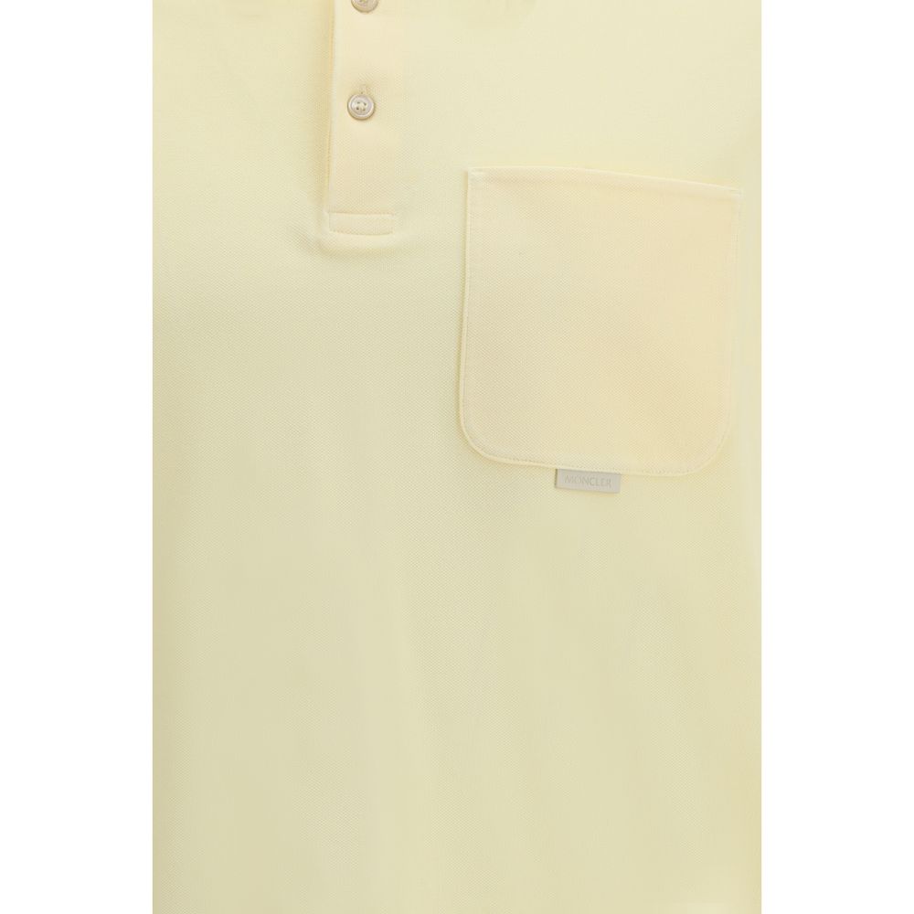Moncler Bicolor Cotton Polo Shirt