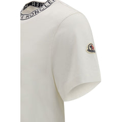 Moncler White Cotton T-Shirt