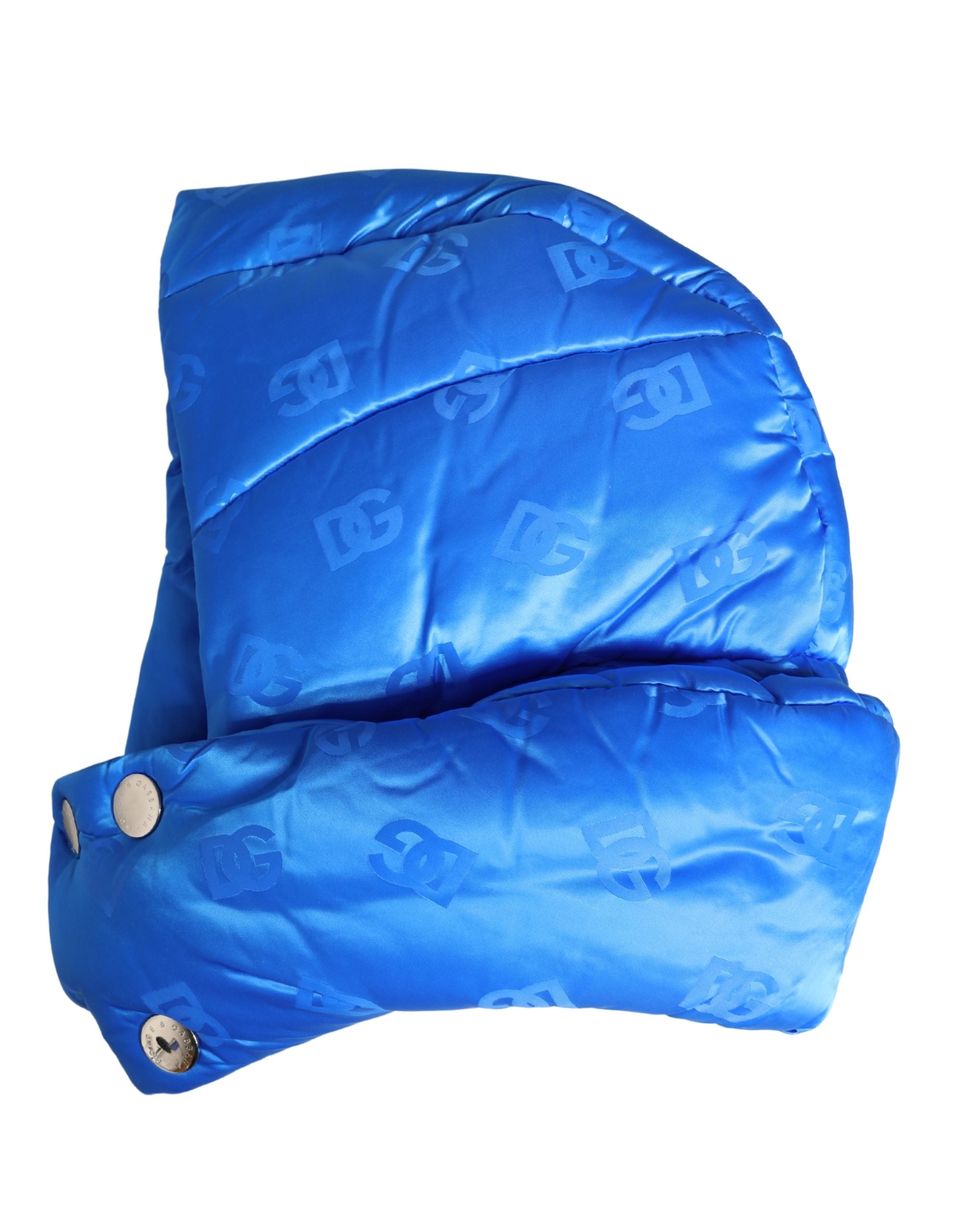 Dolce & Gabbana Chapeau Bob Bleu à Motif Logo Entière Tête