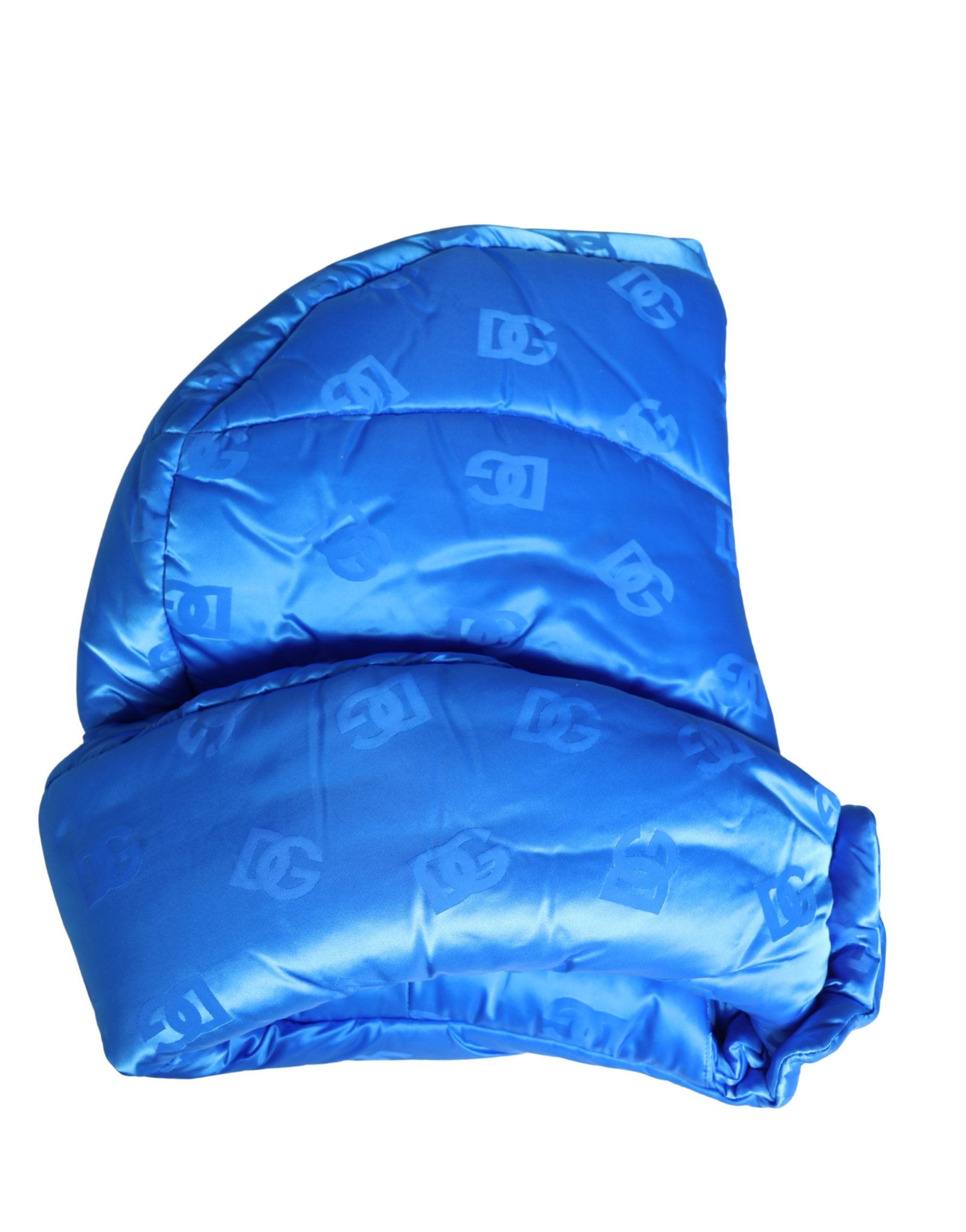 Dolce & Gabbana Chapeau Bob Bleu à Motif Logo Entière Tête