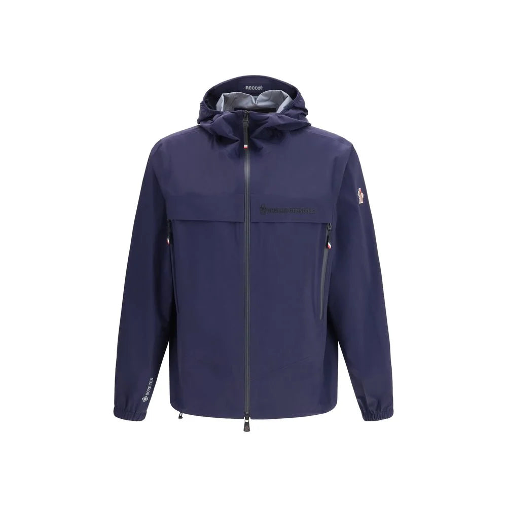 Moncler Grenoble Blue Polyamide Shell Jacket