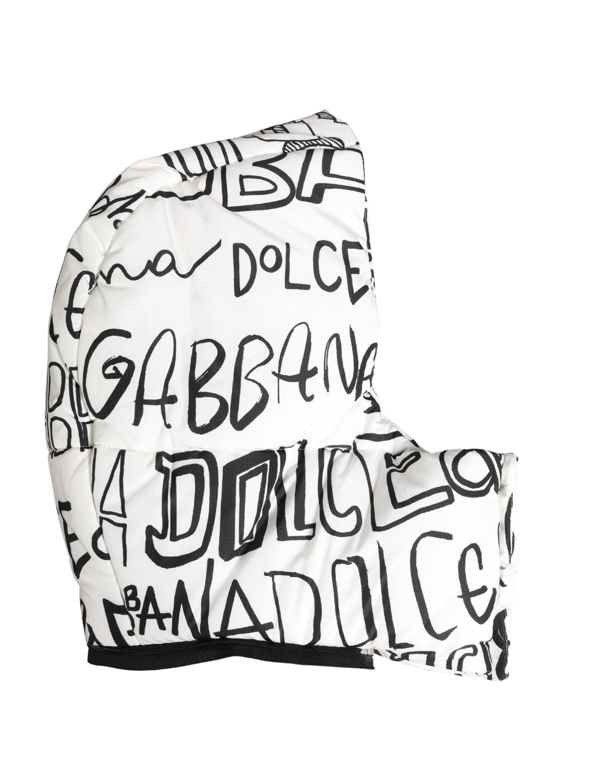 Dolce & Gabbana Casquette à imprimé logo blanc "Whole Head Wrap" Cappello