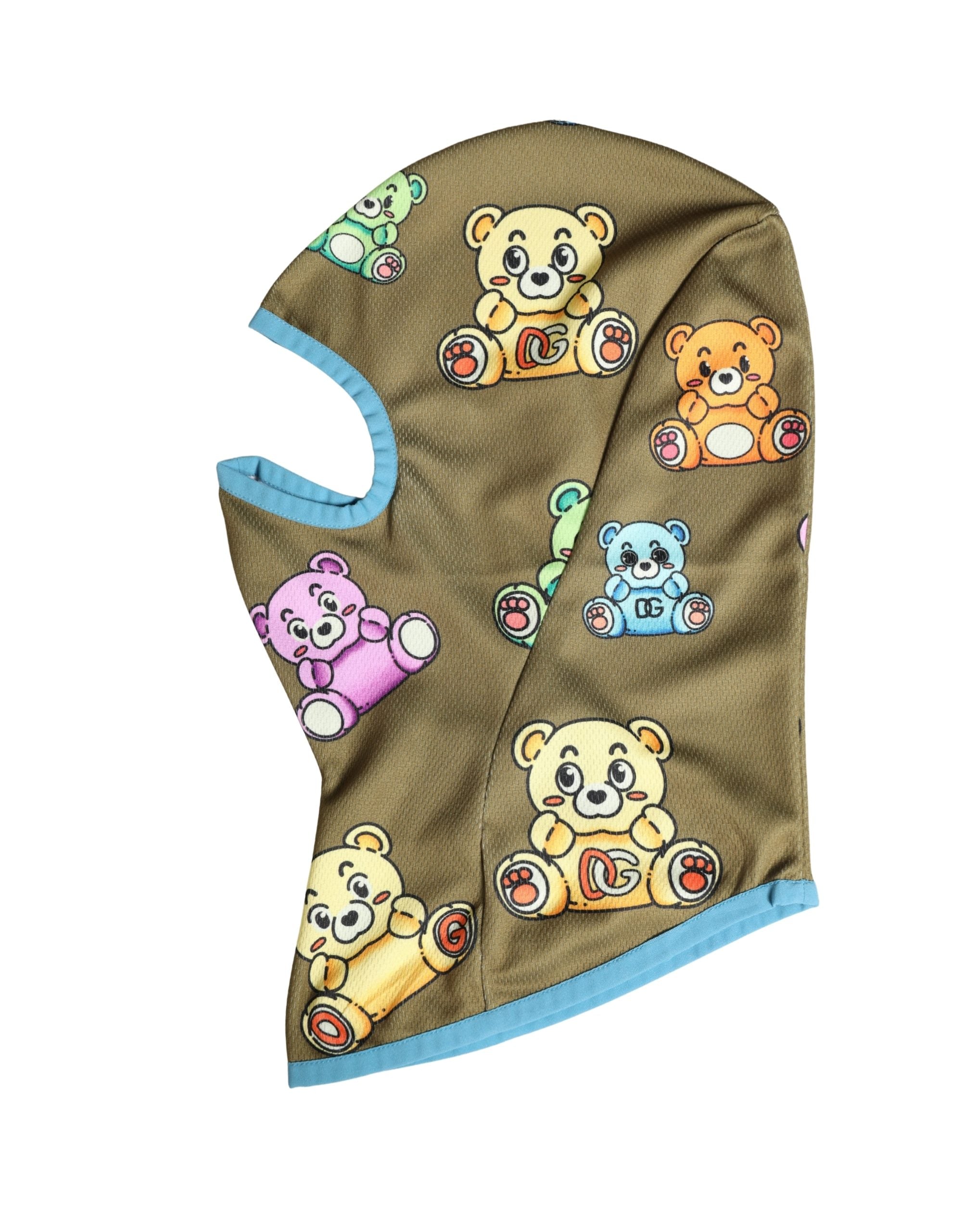 Dolce & Gabbana Menn Brun Bjørnepolyester Skimaske Balaklava Hatt