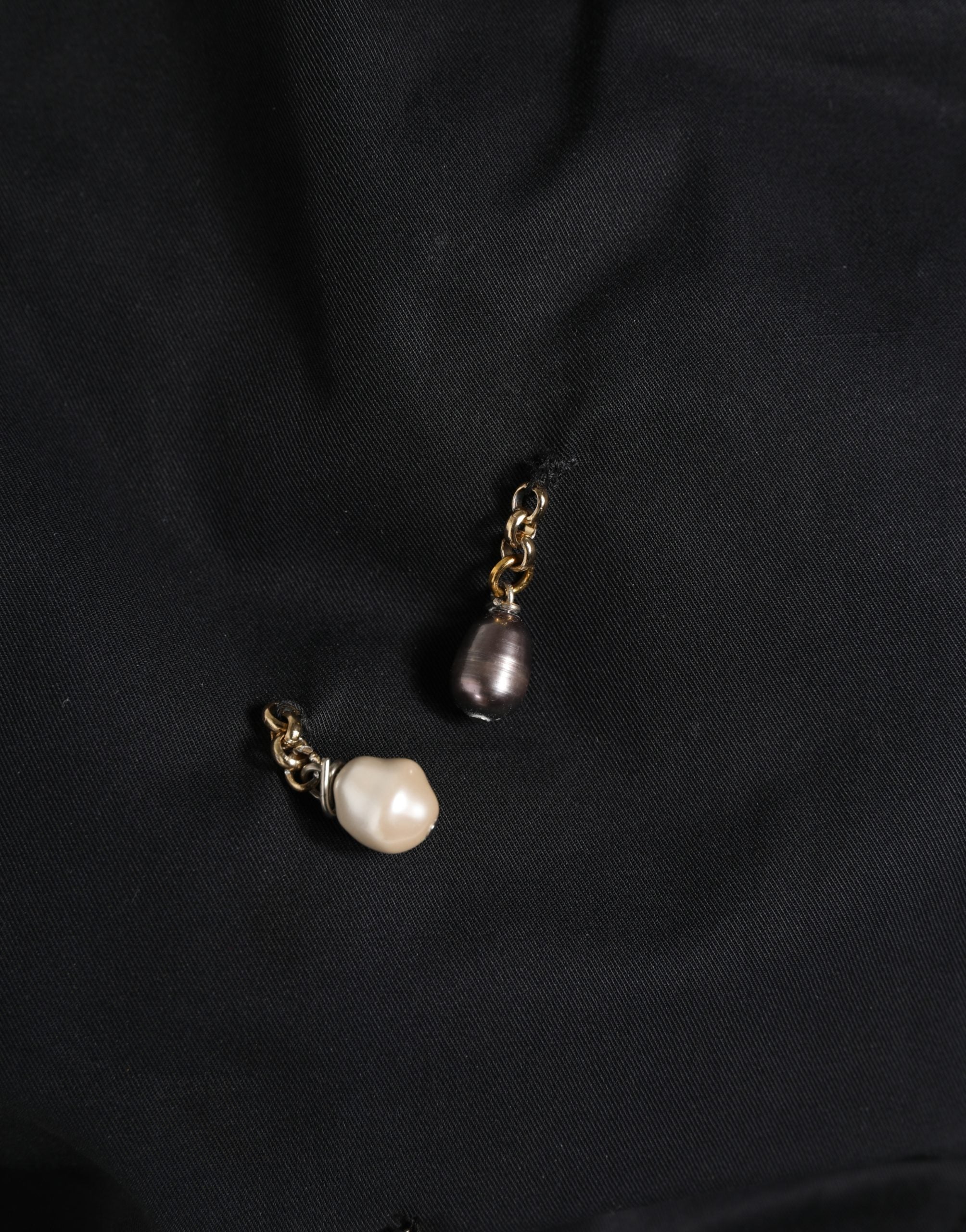 Dolce & Gabbana Casquette de marin en coton noir ornée pour homme