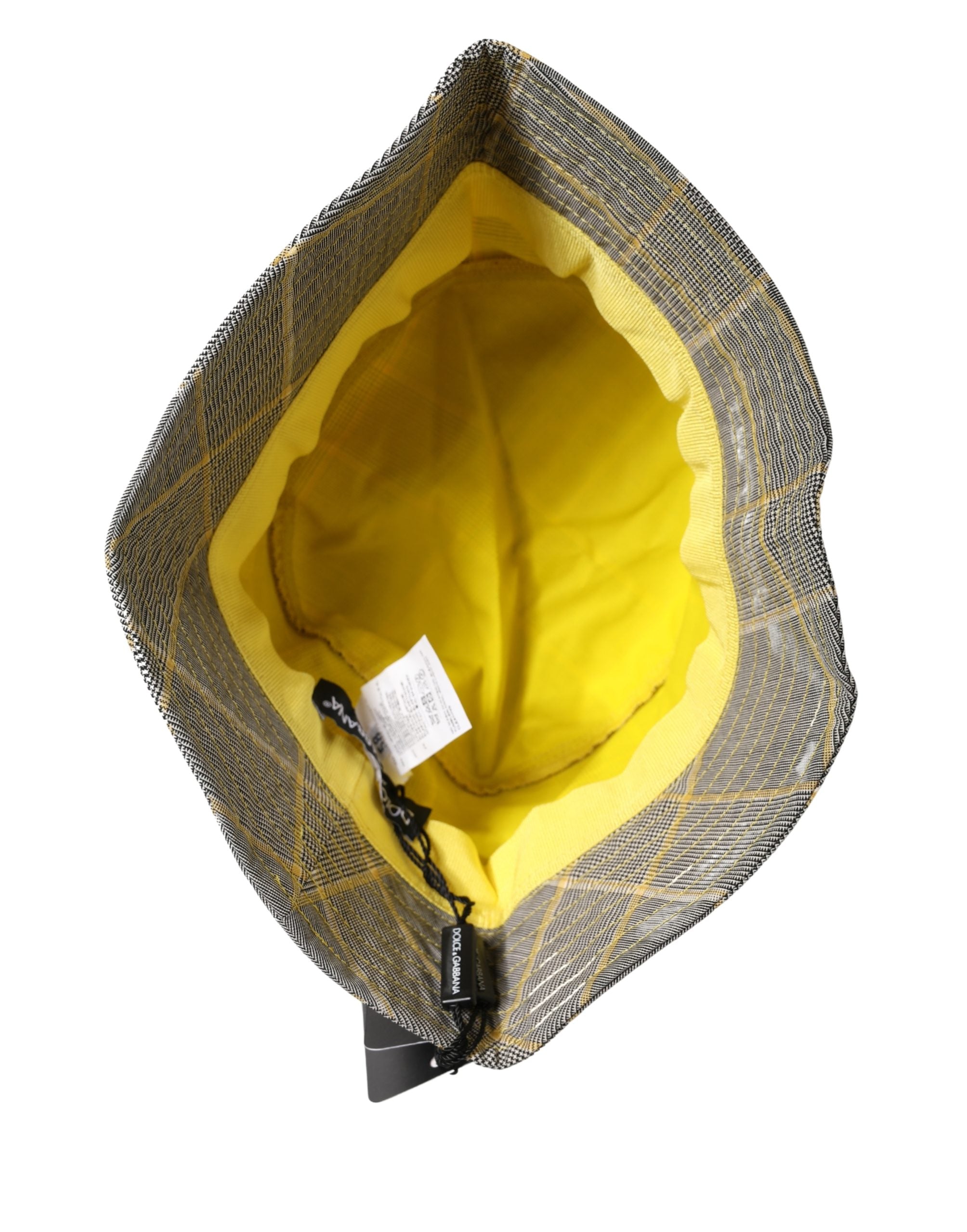 Dolce & Gabbana Chapeau de Pêcheur à Carreaux Gris pour Homme