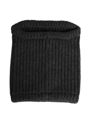 Dolce & Gabbana Noir Chale Turbin En Maille Cachemire Pour Hommes Hivernal