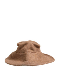 Dolce & Gabbana Bonnet en Laine de Lama Marron pour Femme