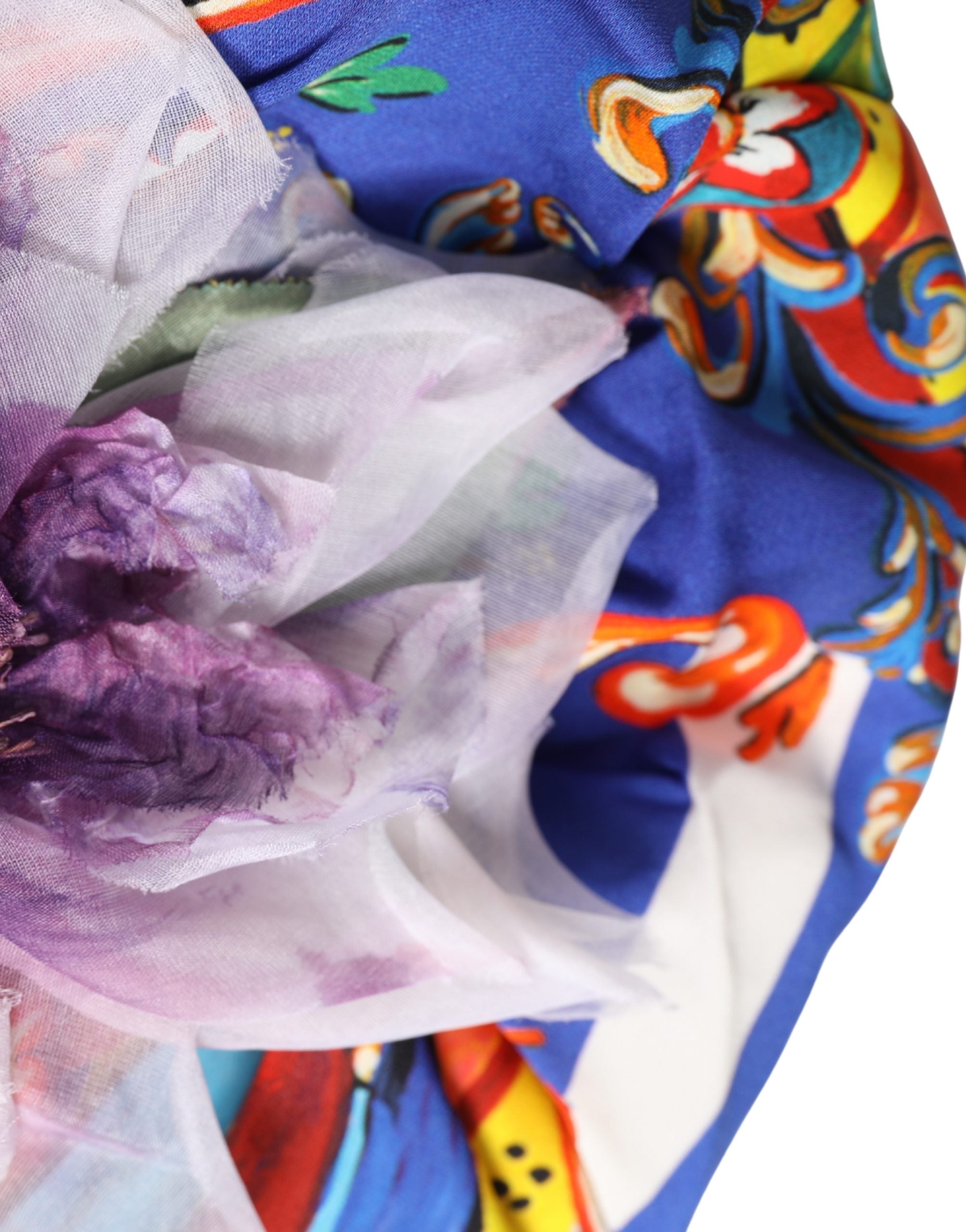 Dolce & Gabbana Chapeau Turbin à Motifs Multicolores Carretto