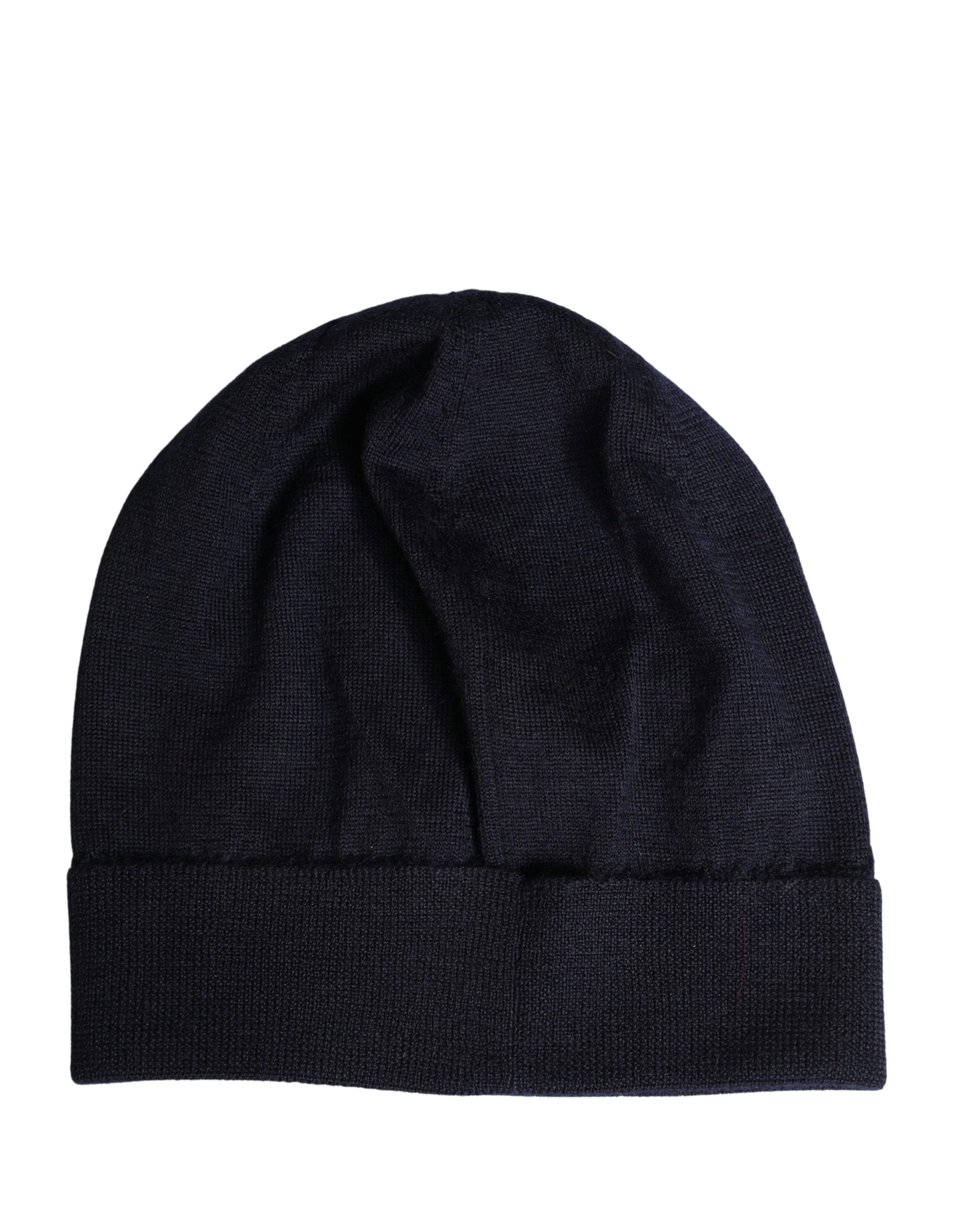 Dolce & Gabbana Bonnet en Cachemire Noir Tricoté Femme Hiver