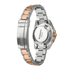 Bobroff Silver Stainless Steel Sport Watch