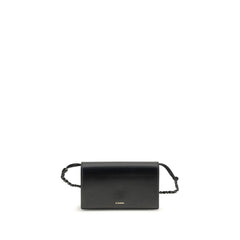 Jil Sander Black Calf Leather Bos Taurus Wallet