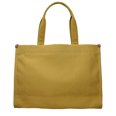 Tory Burch Yellow Fabric Shoulder Bag