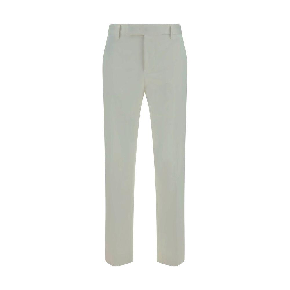 PT Torino Pantaloni Casual Bianchi in Cotone