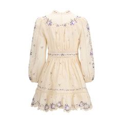 Zimmermann Beige Linen Casual Dress