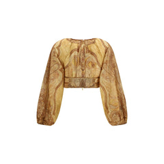 Zimmermann Koszulka z Bawełny w Dwukolorowym Wydaniu