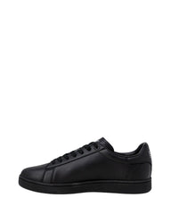 EA7 Emporio Armani Black Polyester Low Top Sneakers