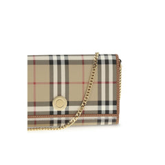 Burberry Beige Polyethylen Geldbörse