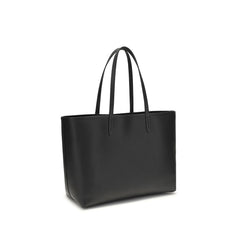 Burberry Bolso de Hombro en Cuero de Ternero Negro Bos Taurus