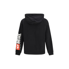 Sudadera Negra de Algodón Diesel