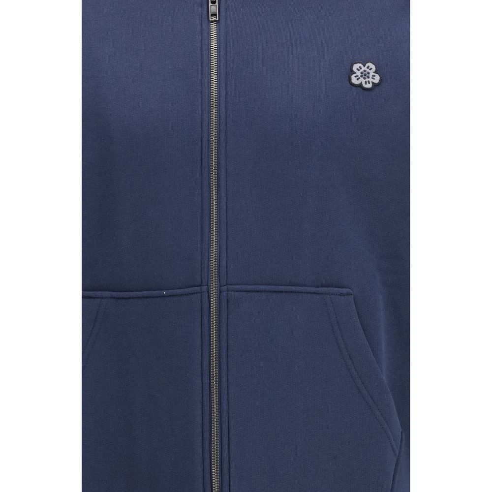 Kenzo Niebieski Bluza Rozpinana z Bawełny