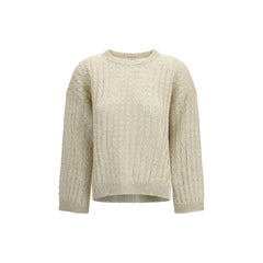 Brunello Cucinelli Beige Linen Sweatshirt