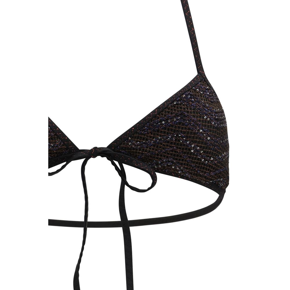 Bikini de Viscosa Marrón Missoni