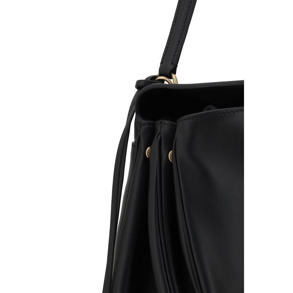 Balenciaga Black Calf Leather Bos Taurus Shoulder Bag