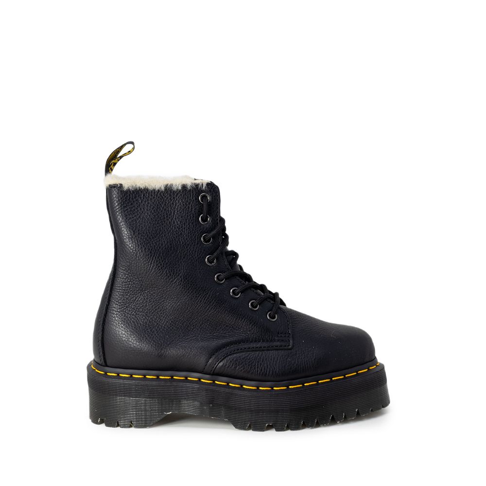 Dr. Martens Juodos Odinės Batai Su Virvėmis