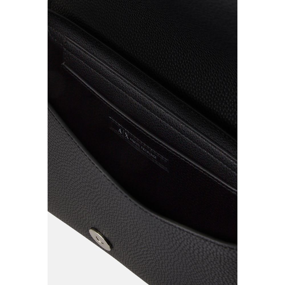 Armani Exchange Fekete Bőrhatású Táska