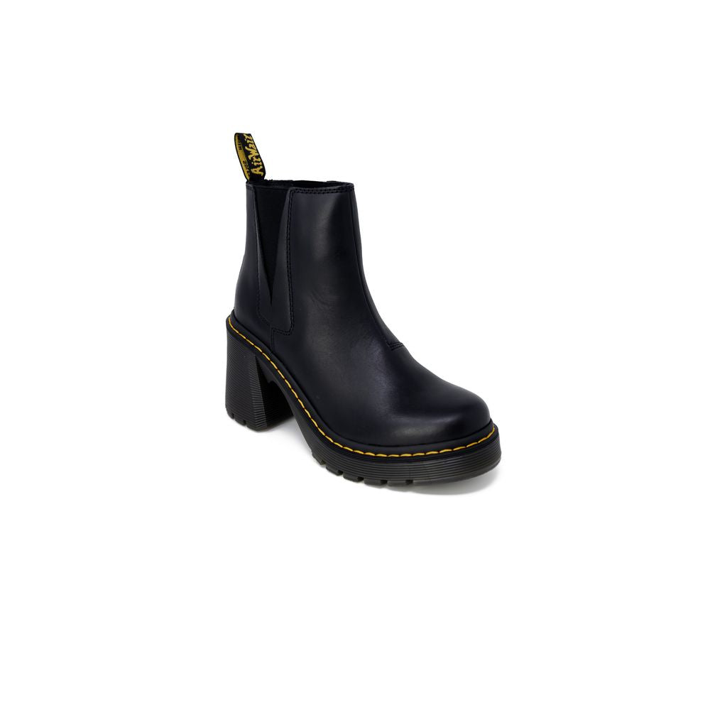 Dr. Martens Zapatos de Tacón Alto en Cuero Negro