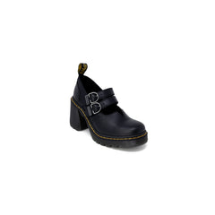 Dr. Martens Zapatos de Tacón Alto en Cuero Negro