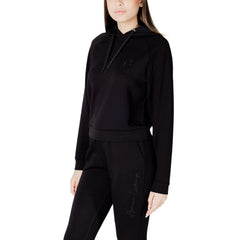 Armani Exchange Svart Hettegenser i Viskose