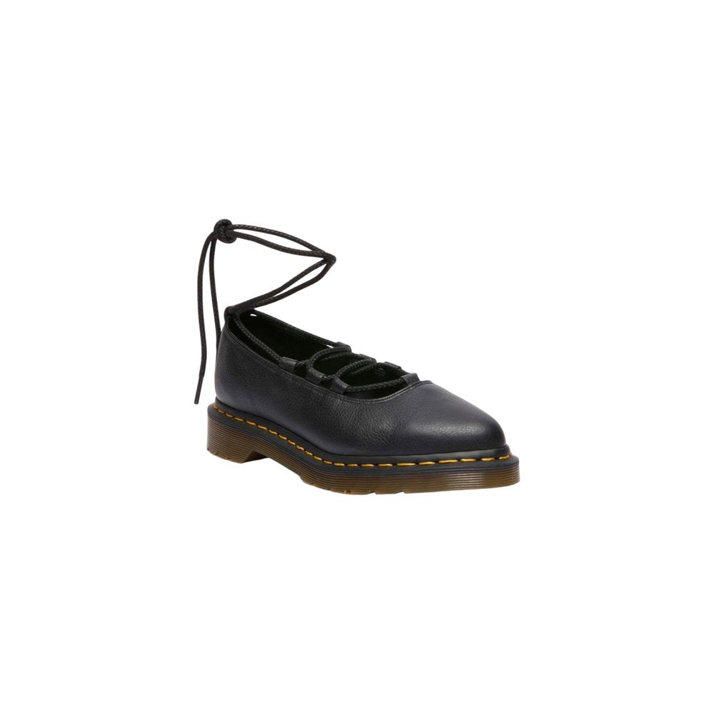 Dr. Martens Zapatillas de Tacón Plataforma en Cuero Negro