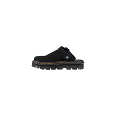 Dr. Martens Zuecos de Plataforma en Cuero Negro