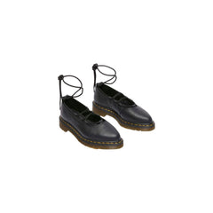 Dr. Martens Zapatillas de Tacón Plataforma en Cuero Negro