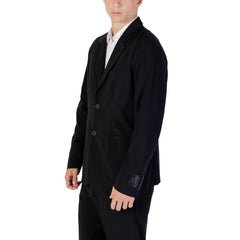 Blazer noir en Tencel Armani Exchange