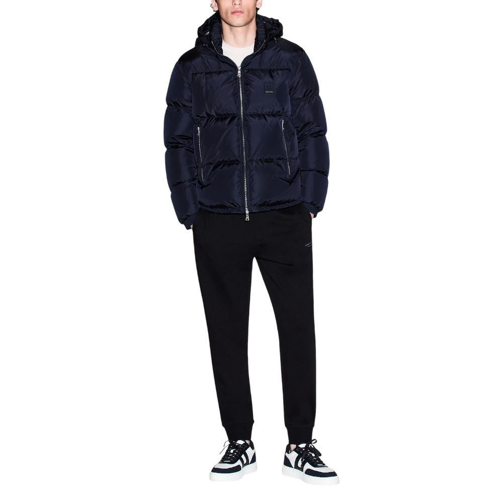 Spodnie dresowe Armani Exchange Czarne Bawełniane (Spodnie treningowe)