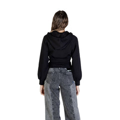 Armani Exchange Felpa con Cappuccio Nera in Poliammide