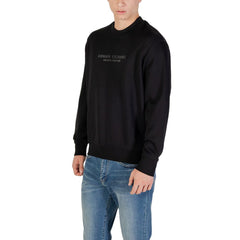 Armani Exchange Schwarzer Baumwollsweatshirt