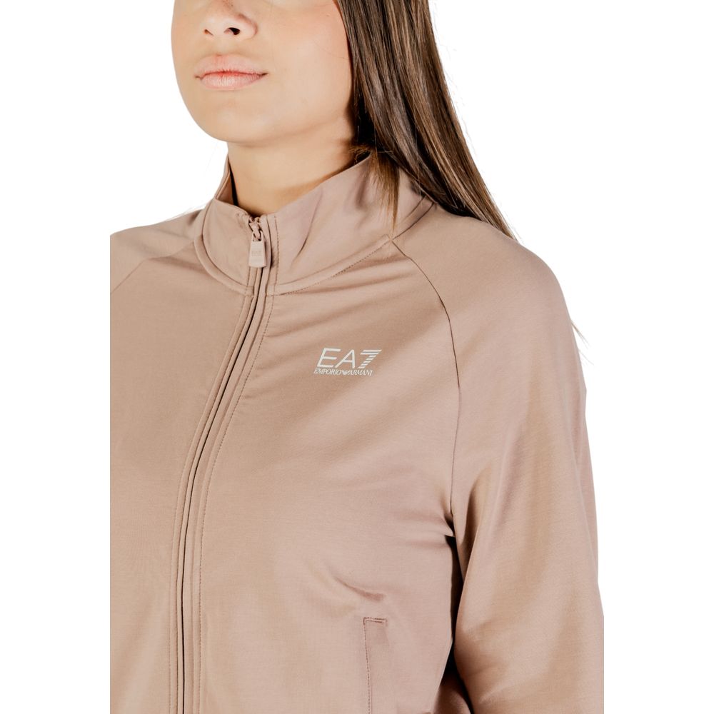 Tuta da Allenamento EA7 Emporio Armani Marrone in Cotone