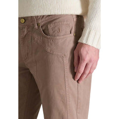 Jeckerson Pantaloni Skinny Beige in Cotone