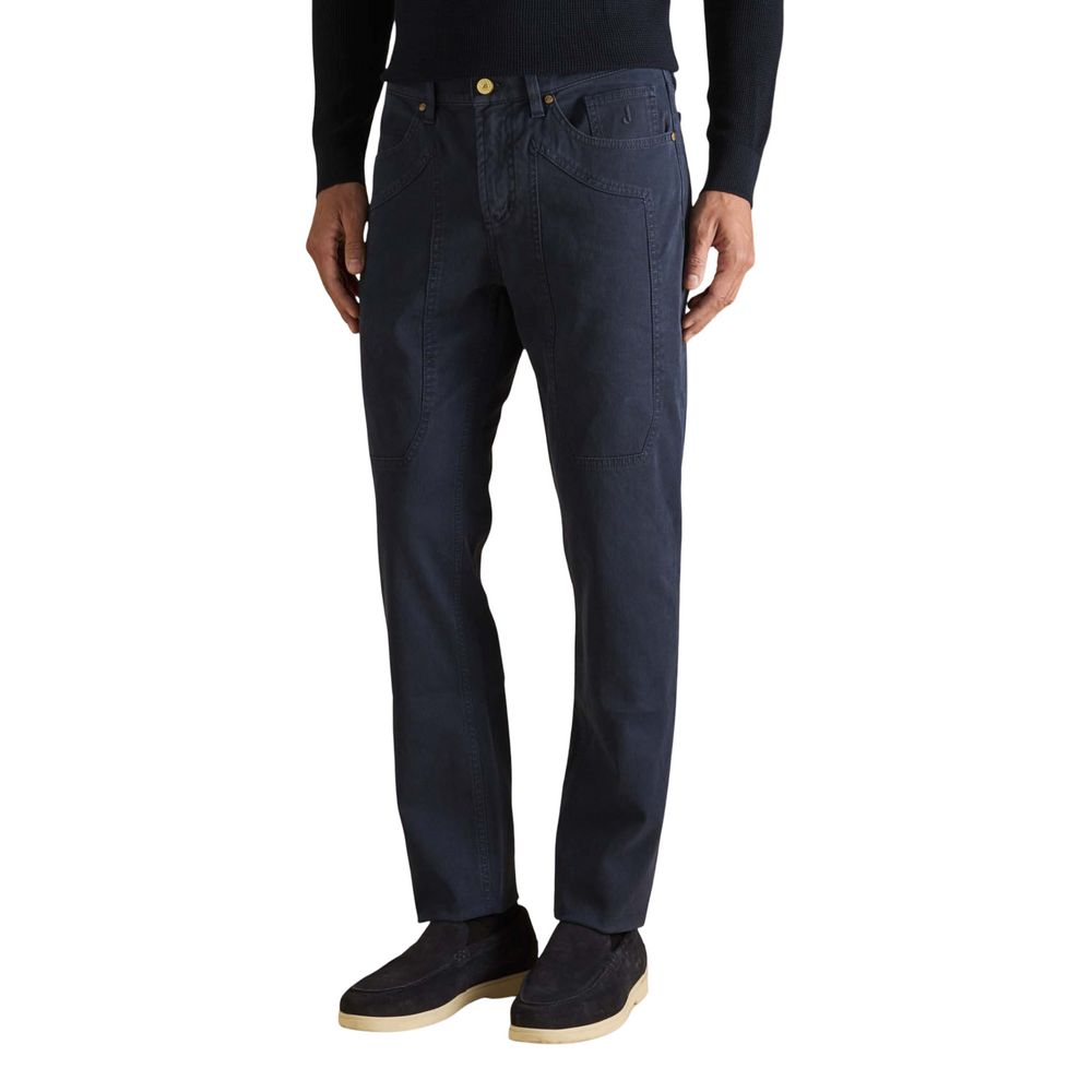 Jeckerson Blaue Baumwoll Slim Fit Jeans